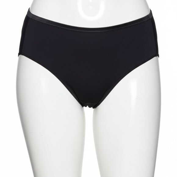 Women's Hi Cut Panty by Vanity Fair, Size XL, Black 3 Pack NWOT - Picture 2 of 5